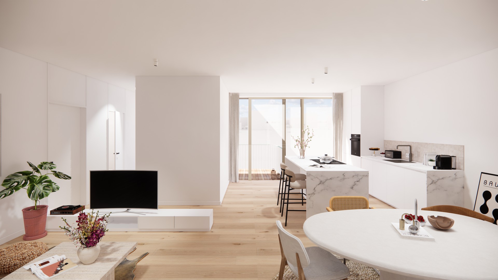 Stijlvol nieuwbouwappartement met terras