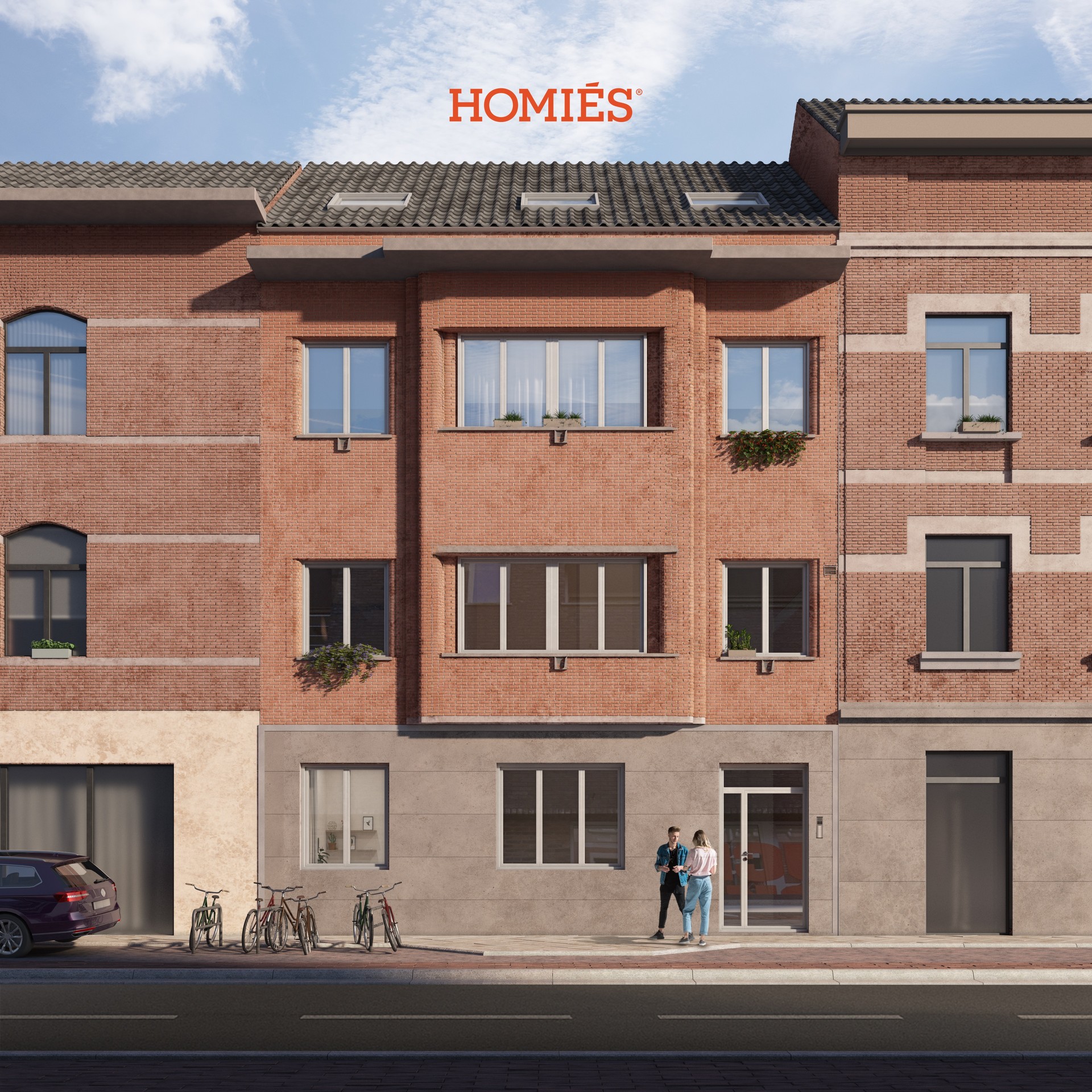 Opbrengsteigendom: THE HIVE, 18 vernieuwde studentenkamers